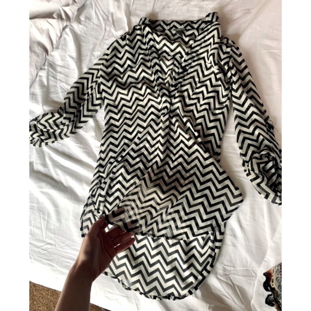 Charlotte Russe sheer blouse